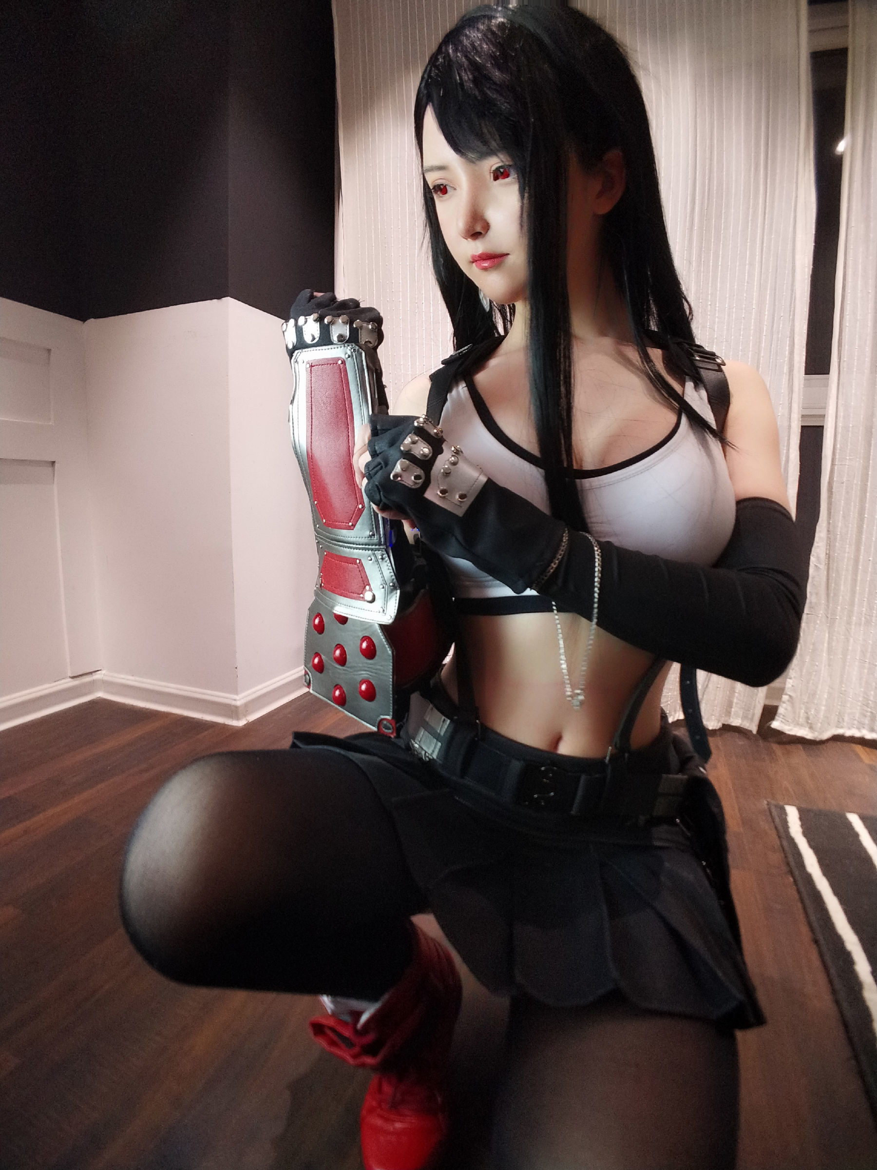 [Net Red Model Coser] Yi Xiao Yang Ze "Tifa Official Dress"