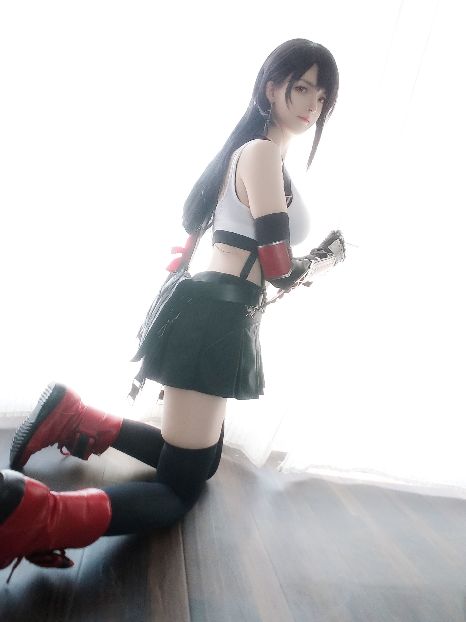 [Net Red Model Coser] Yi Xiao Yang Ze "Tifa Official Dress"