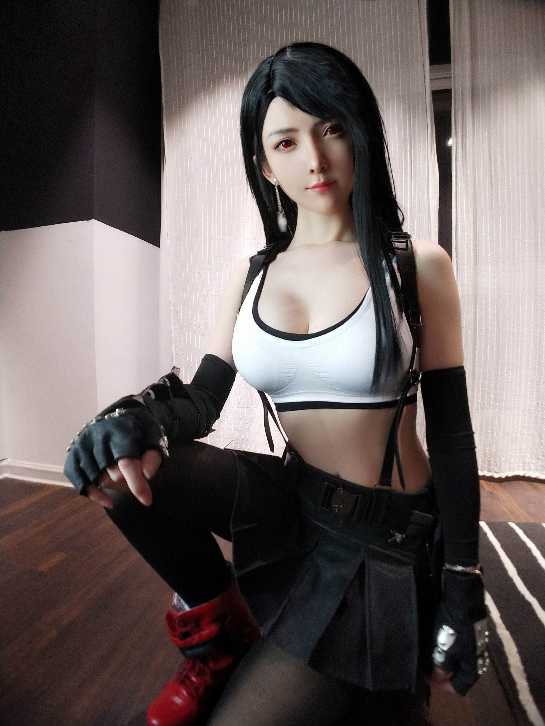 [Net Red Model Coser] Yi Xiao Yang Ze "Tifa Official Dress"