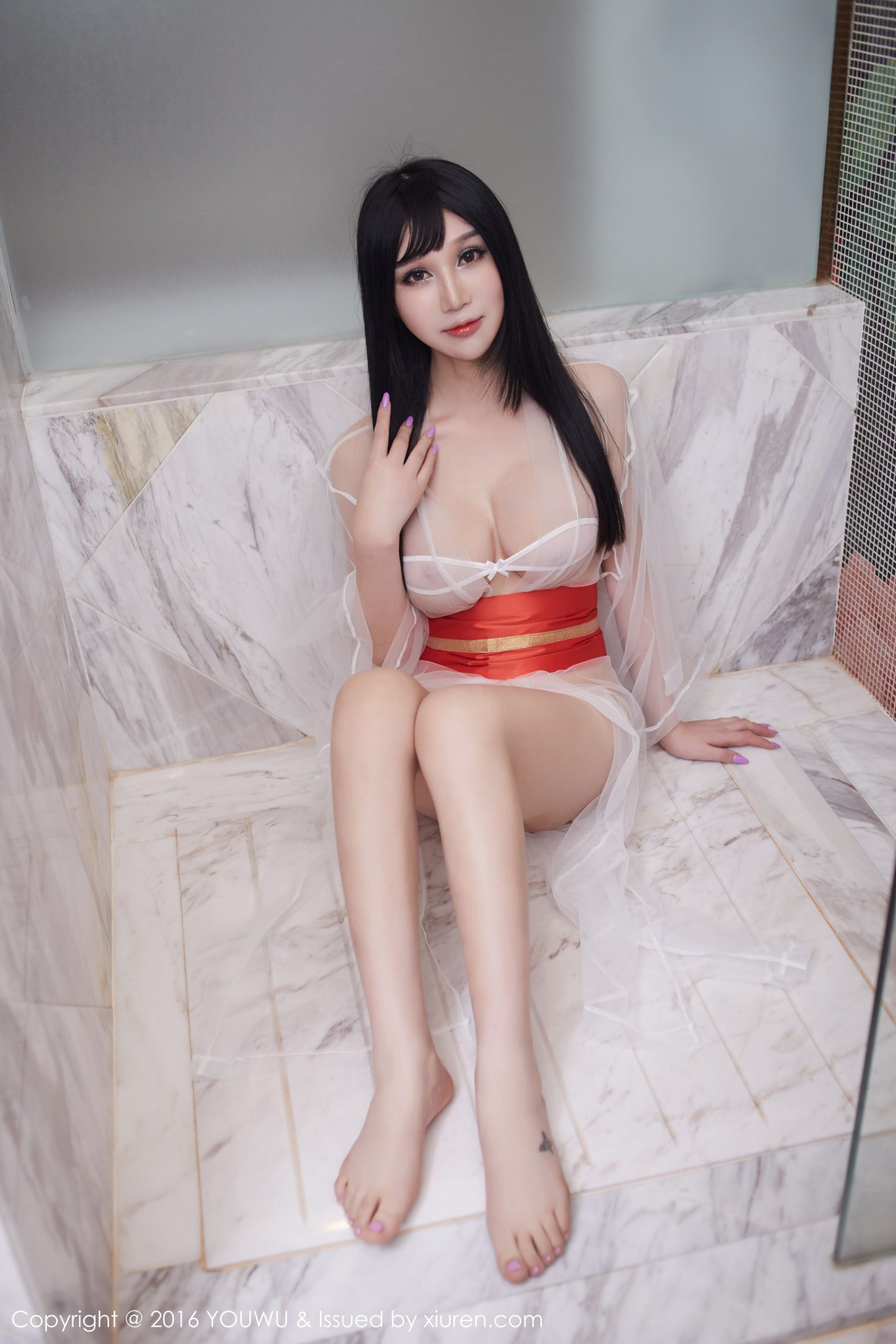 Li Mi'er "Sexy Lingerie + See-through Tulle" [Youwuguan YouWu] Vol.003