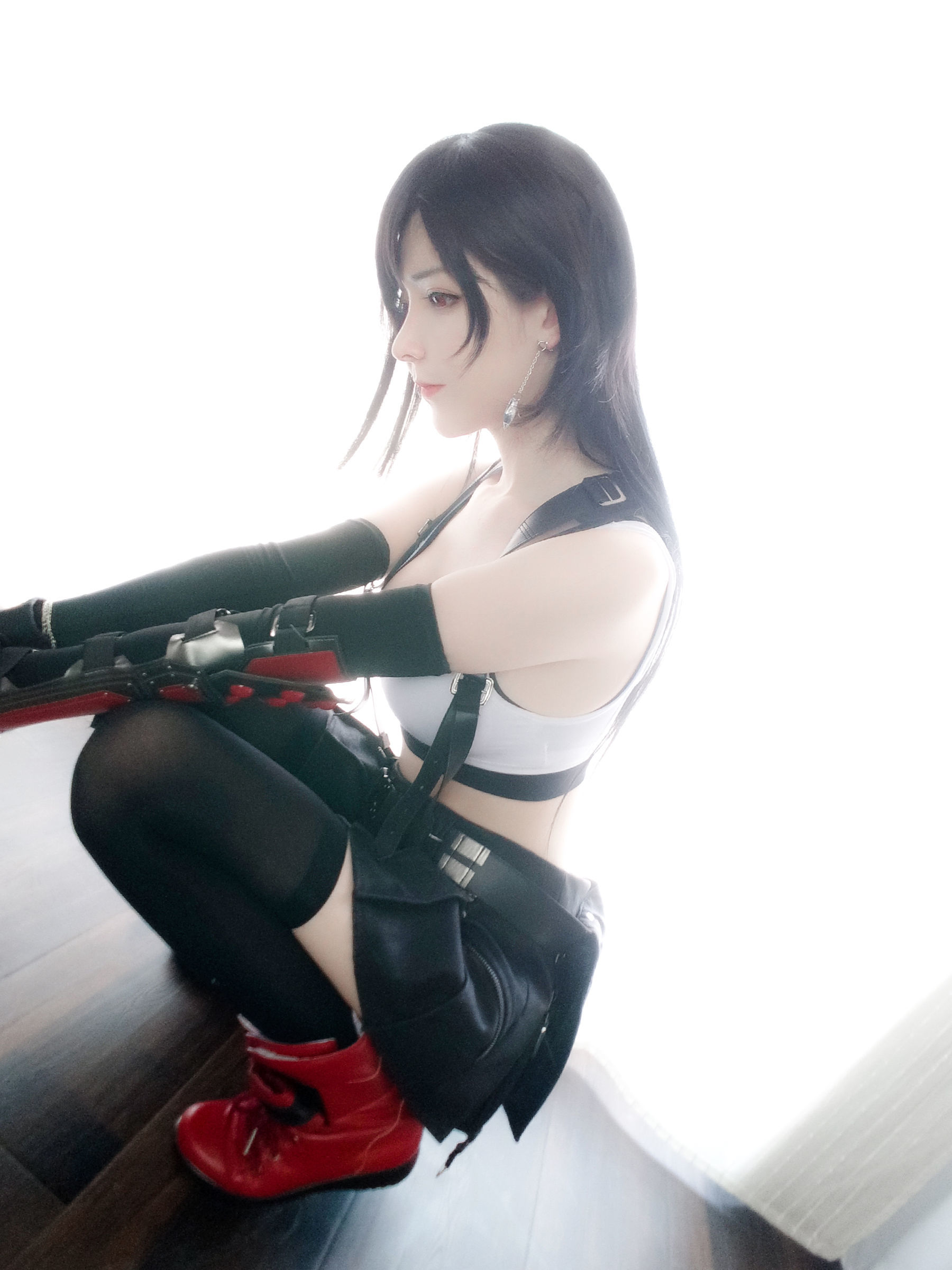 [Net Red Model Coser] Yi Xiao Yang Ze "Tifa Official Dress"