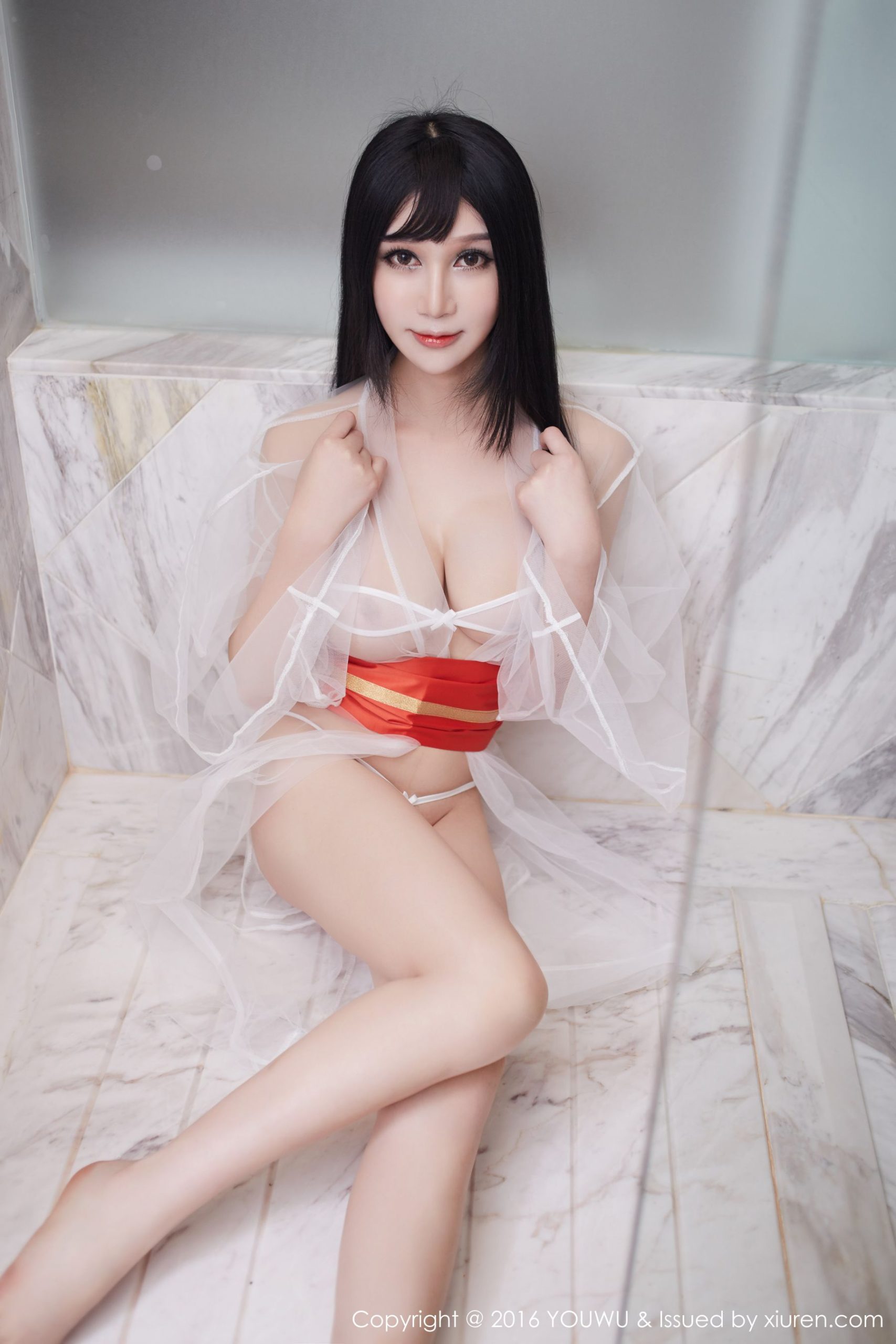 Li Mi'er "Sexy Lingerie + See-through Tulle" [Youwuguan YouWu] Vol.003